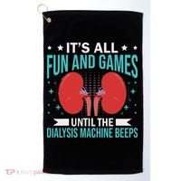 Renal Dialysis Nurse Golf Towel thumb 0