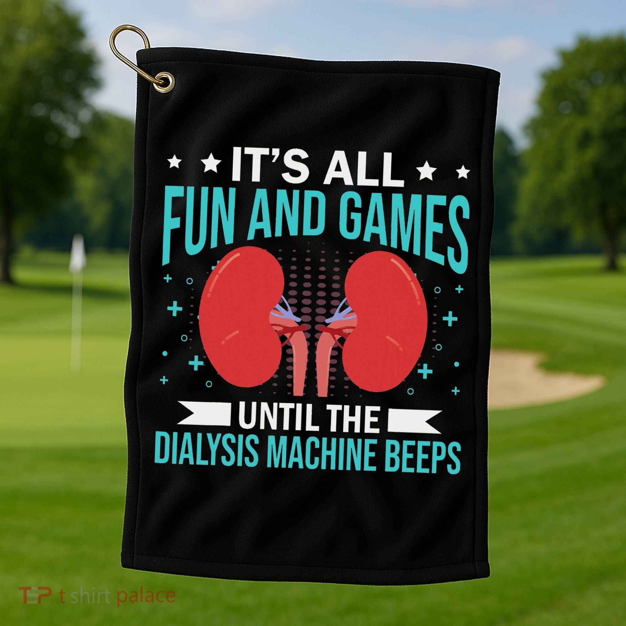 Renal Dialysis Nurse Golf Towel