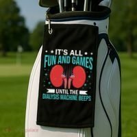 Renal Dialysis Nurse Golf Towel thumb 2
