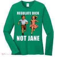 Regulate Dick Not Jane Women's Long Sleeve Shirt thumb 0