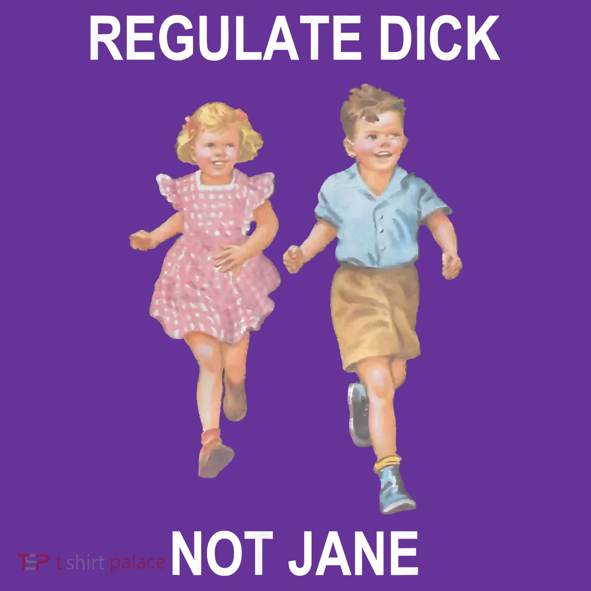 Regulate Dick Not Jane Toddler Hoodie