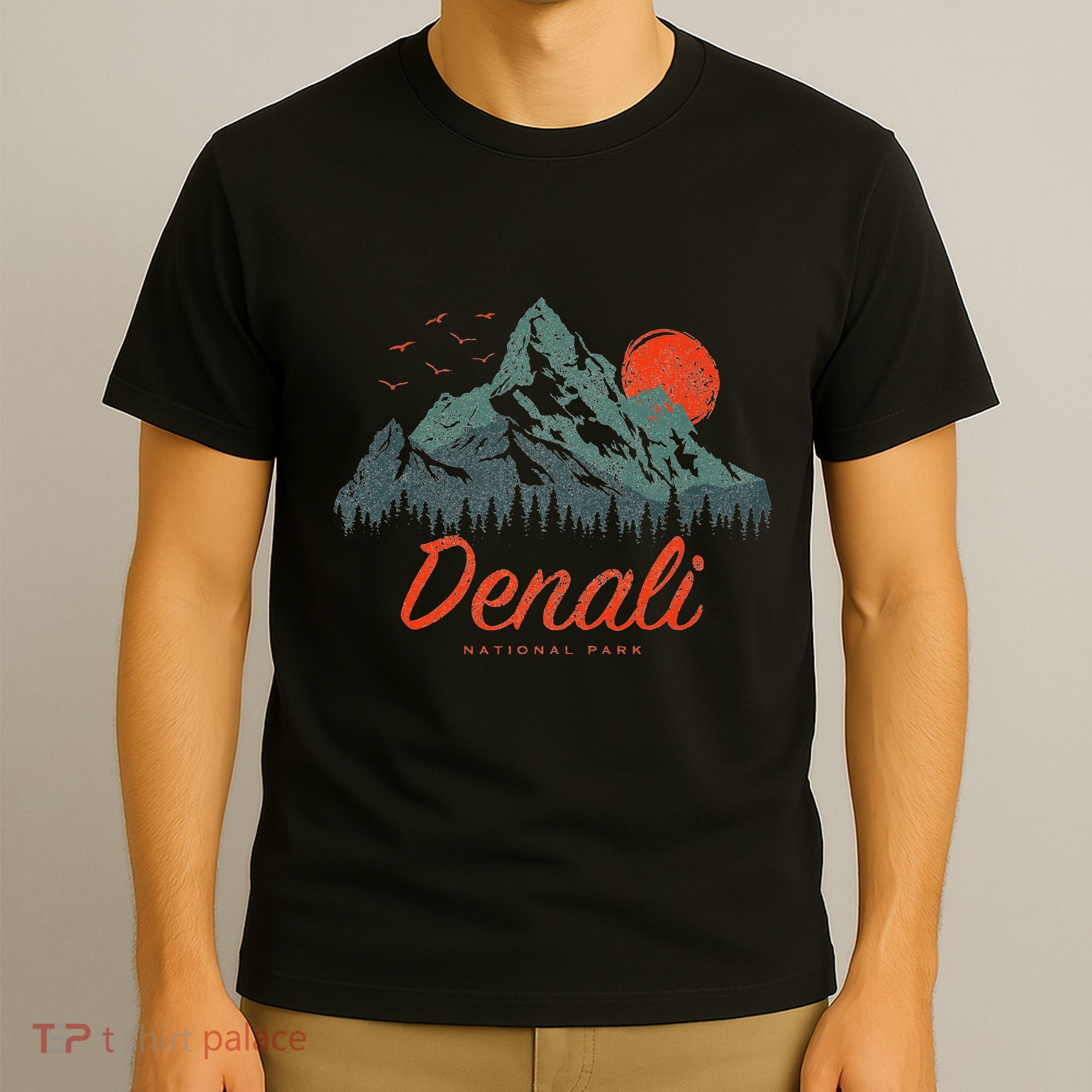 Retro Denali National Park Us Vintage Denali T-Shirt