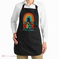 Regulate Dick Not Jane Choice Retro Rainbow Apron thumb 2