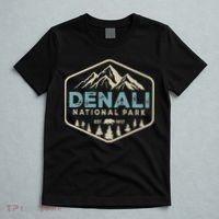 Retro Denali National Park Mountains Nature Vintage Hiking T-Shirt thumb 5