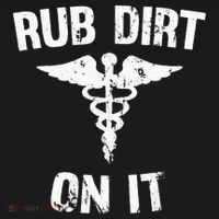 Rub Dirt On It Funny Medical Backpack thumb 2