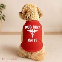 Rub Dirt On It Funny Medical Doggie Tank thumb 2