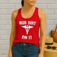 Rub Dirt On It Funny Medical Women's Tank Top thumb 2