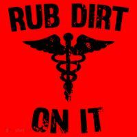 Rub Dirt On It Funny Medical Santa Hat thumb 1