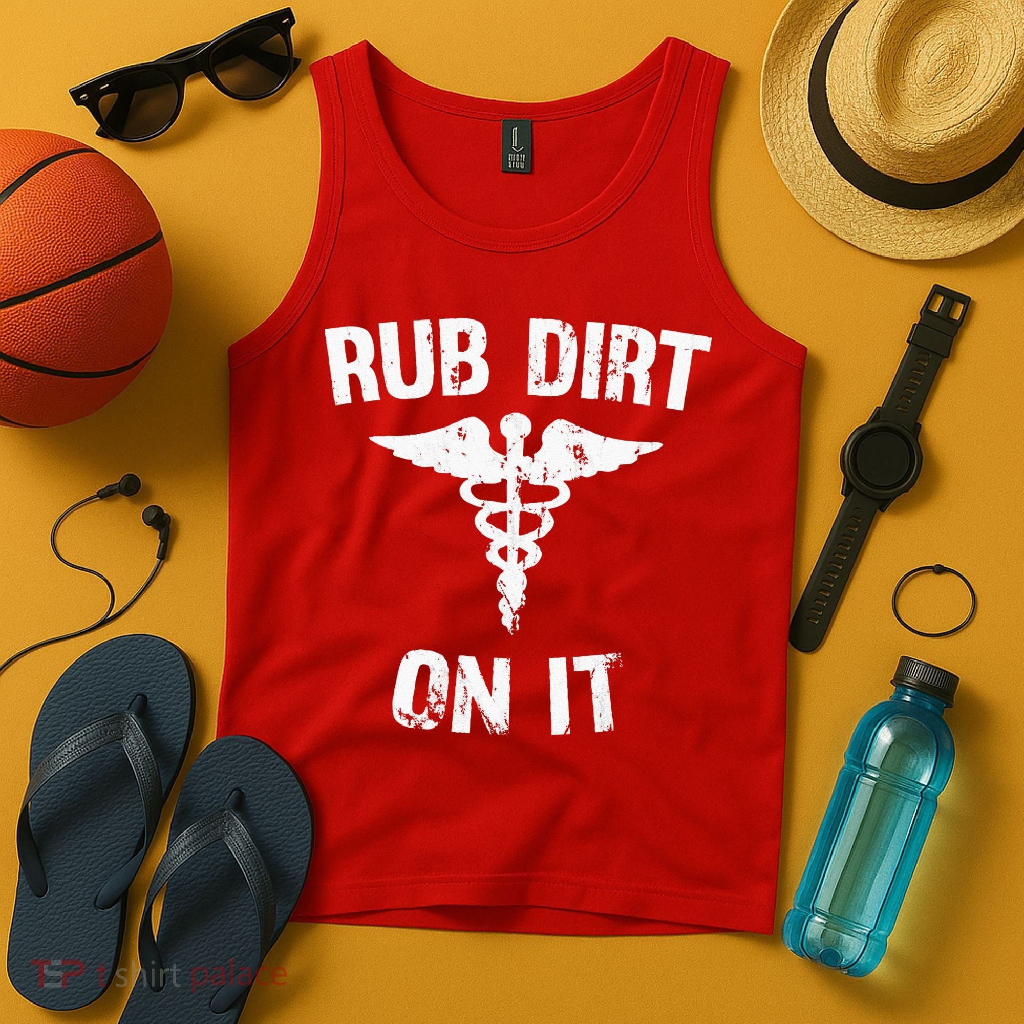 Rub Dirt On It Funny Medical Tank Top