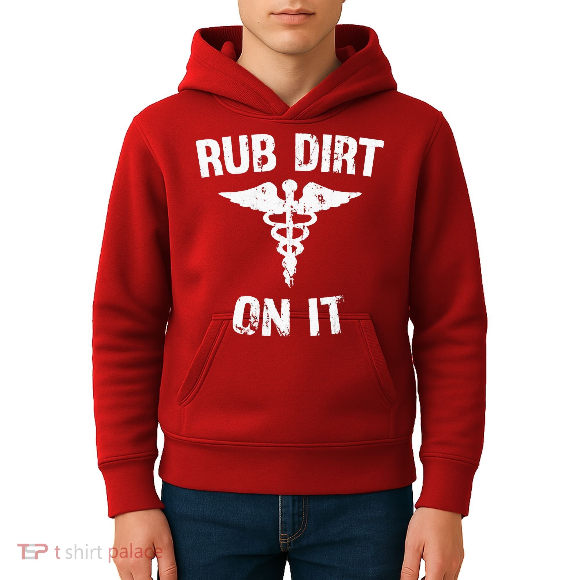 Rub Dirt On It Funny Medical Kids Hoodie