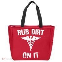 Rub Dirt On It Funny Medical Tote Bag thumb 0