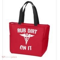 Rub Dirt On It Funny Medical Tote Bag thumb 3