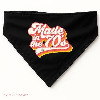 Roller Disco Outfit Retro Made In The 70s Costume USA-Made Doggie Bandana