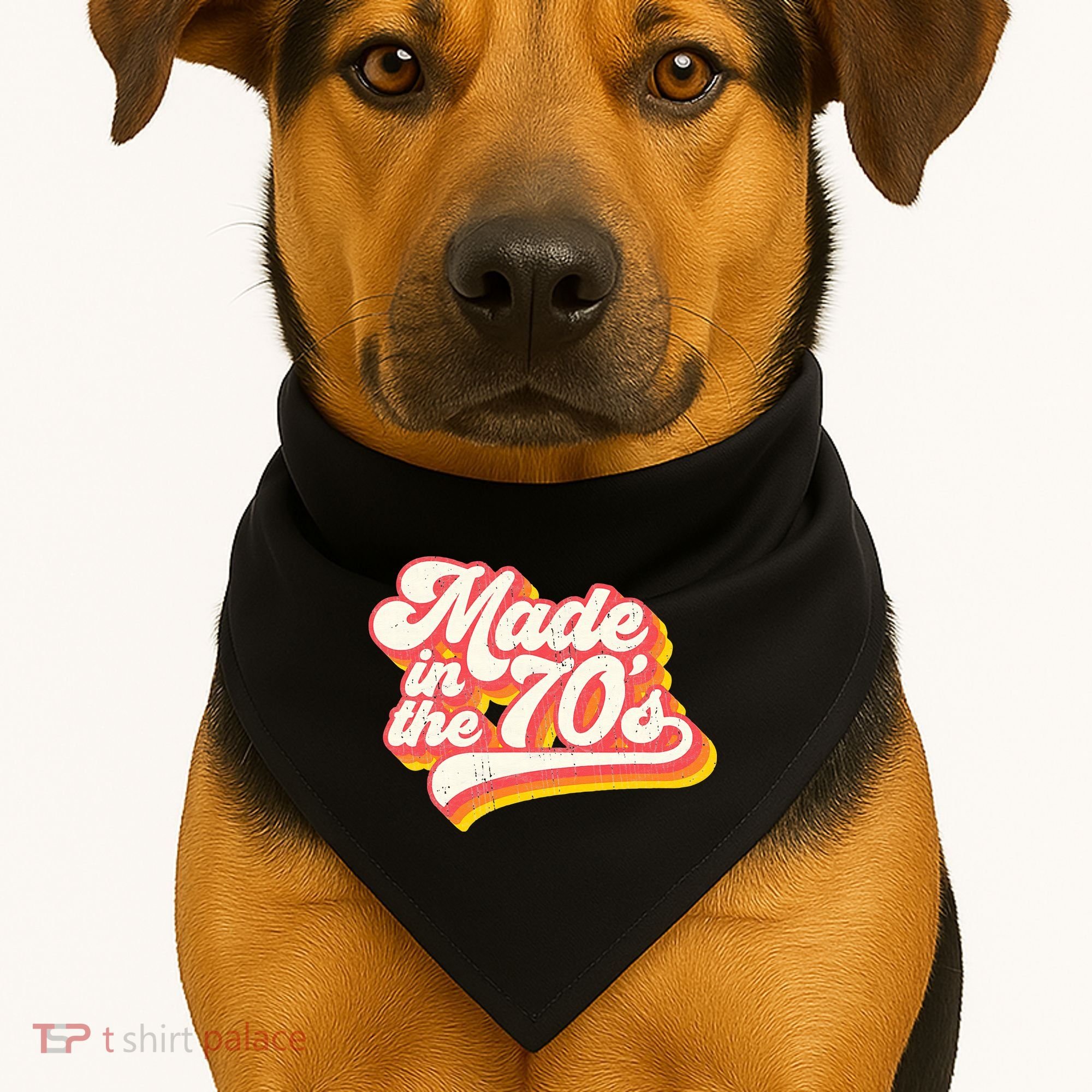 Roller Disco Outfit Retro Made In The 70s Costume USA-Made Doggie Bandana