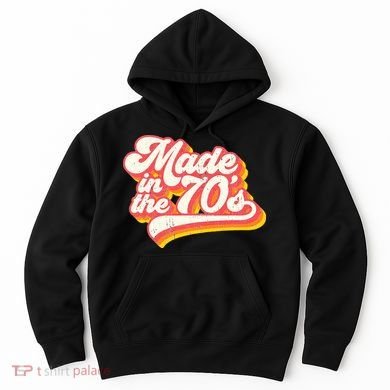 Roller Disco Outfit Retro Made In The 70s Costume Hoodie
