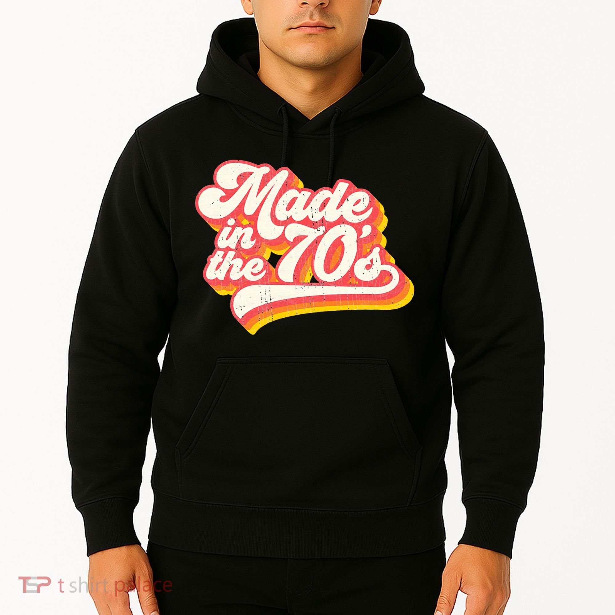Roller Disco Outfit Retro Made In The 70s Costume Hoodie