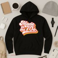 Roller Disco Outfit Retro Made In The 70s Costume Hoodie thumb 3