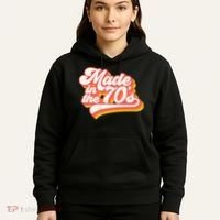 Roller Disco Outfit Retro Made In The 70s Costume Hoodie thumb 5