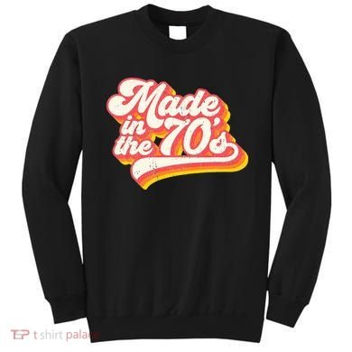 Roller Disco Outfit Retro Made In The 70s Costume Sweatshirt