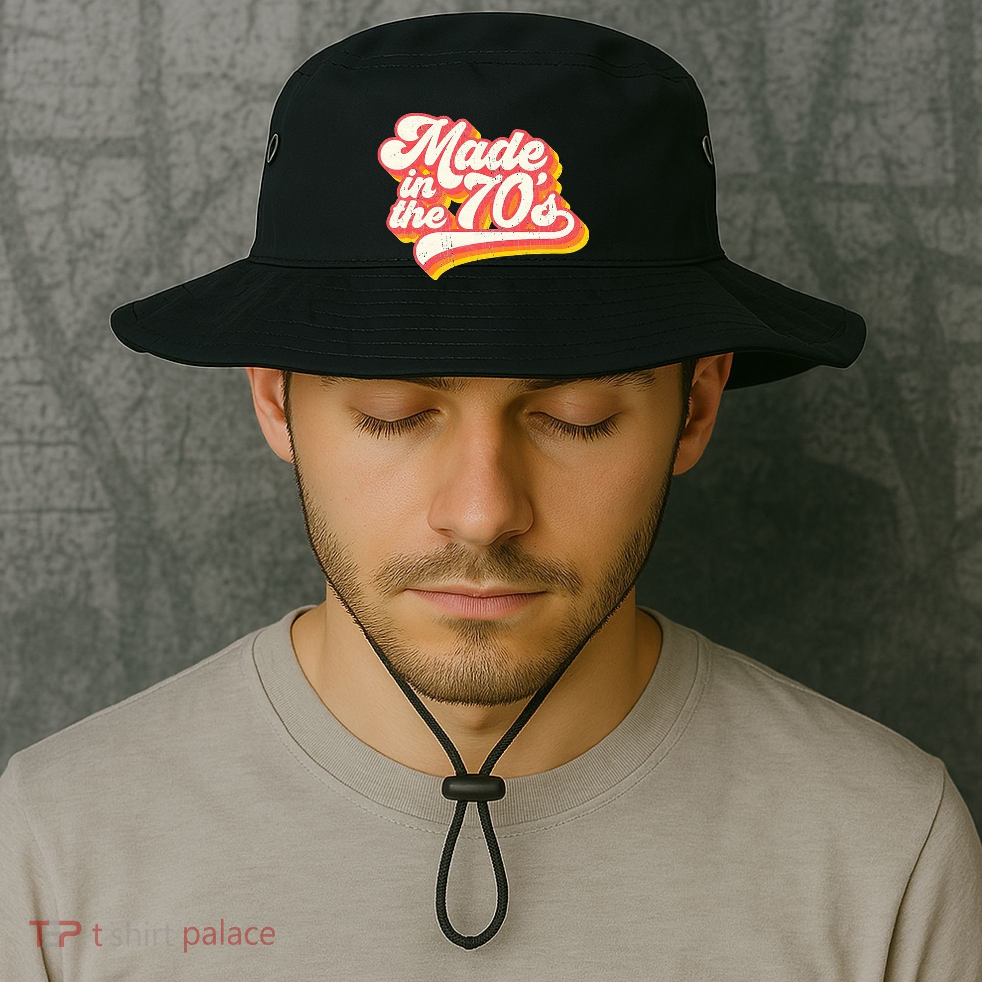 Roller Disco Outfit Retro Made In The 70s Costume Bucket Hat