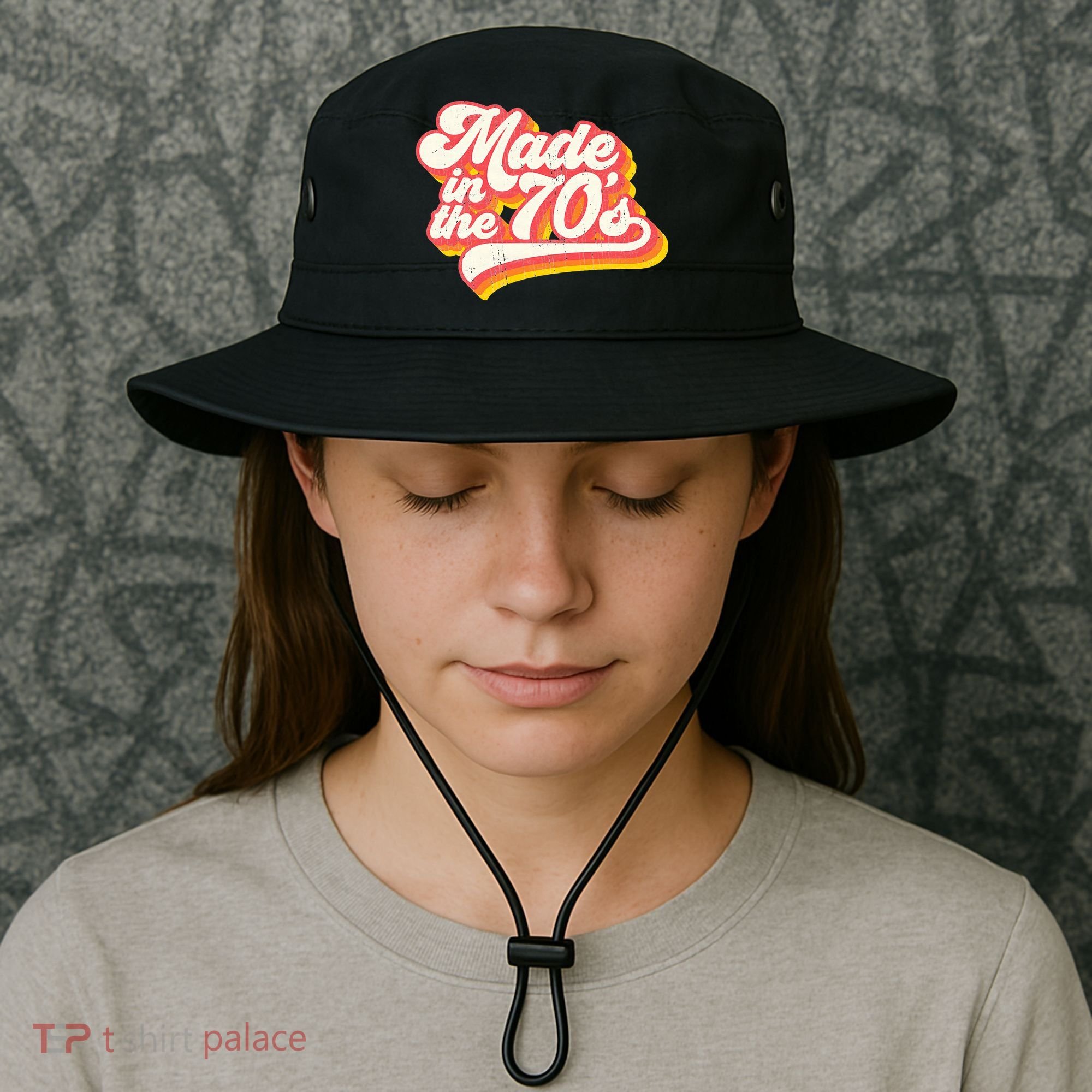 Roller Disco Outfit Retro Made In The 70s Costume Bucket Hat