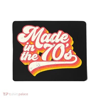 Roller Disco Outfit Retro Made In The 70s Costume Mousepad