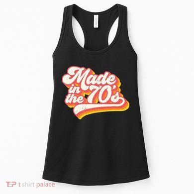 Roller Disco Outfit Retro Made In The 70s Costume Women's Tank Top