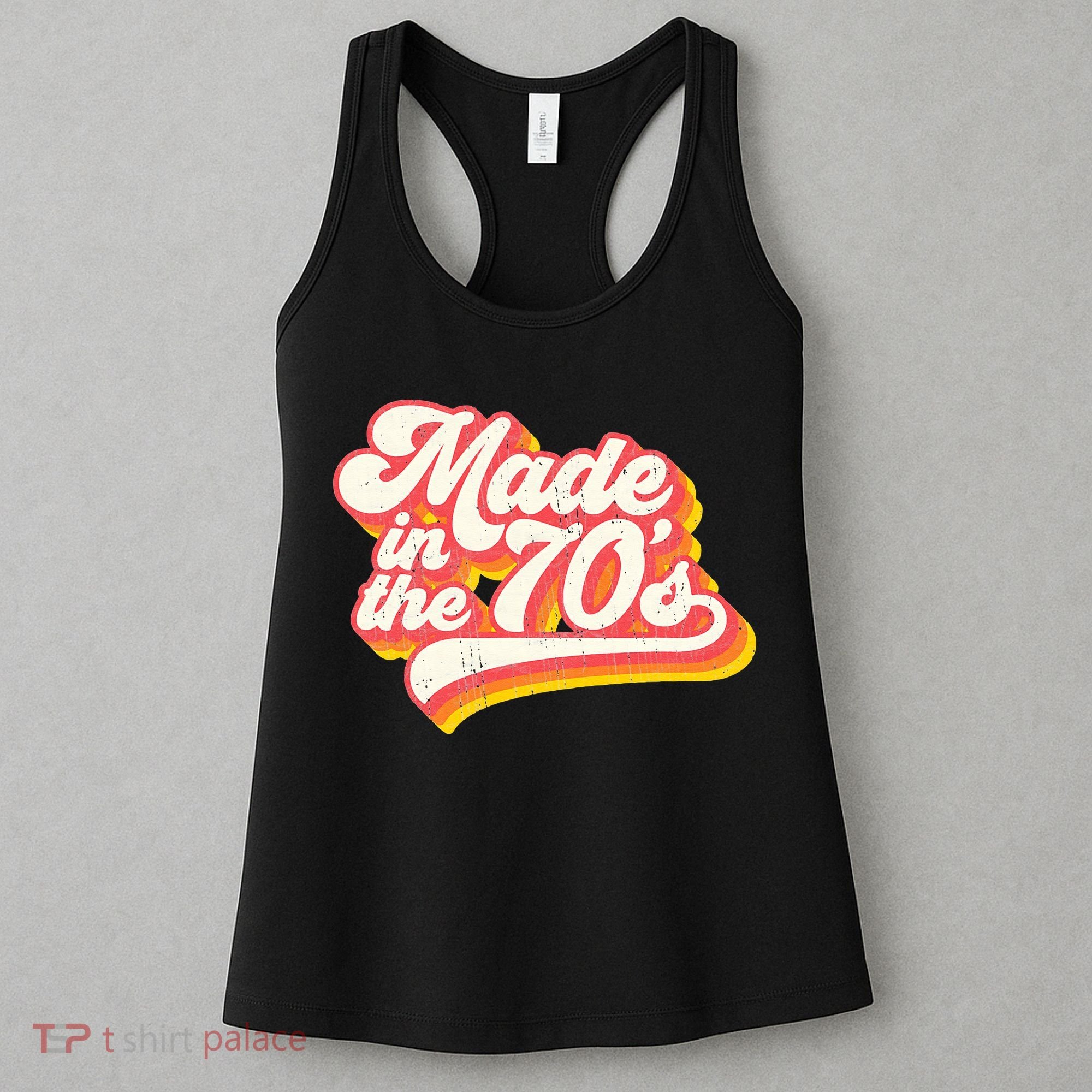 Roller Disco Outfit Retro Made In The 70s Costume Women's Tank Top