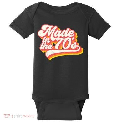 Roller Disco Outfit Retro Made In The 70s Costume Baby Bodysuit