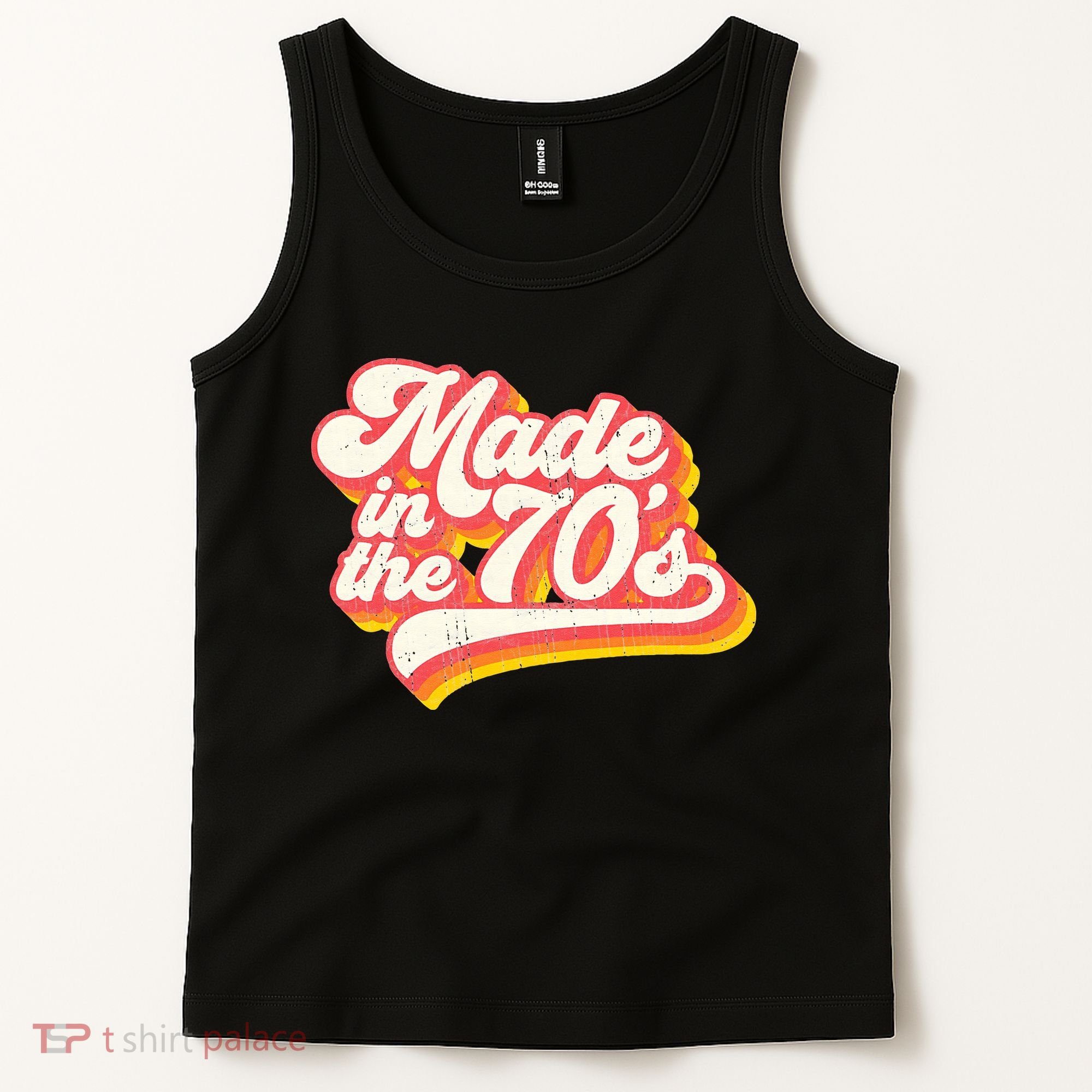 Roller Disco Outfit Retro Made In The 70s Costume Tank Top