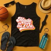 Roller Disco Outfit Retro Made In The 70s Costume Tank Top thumb 4