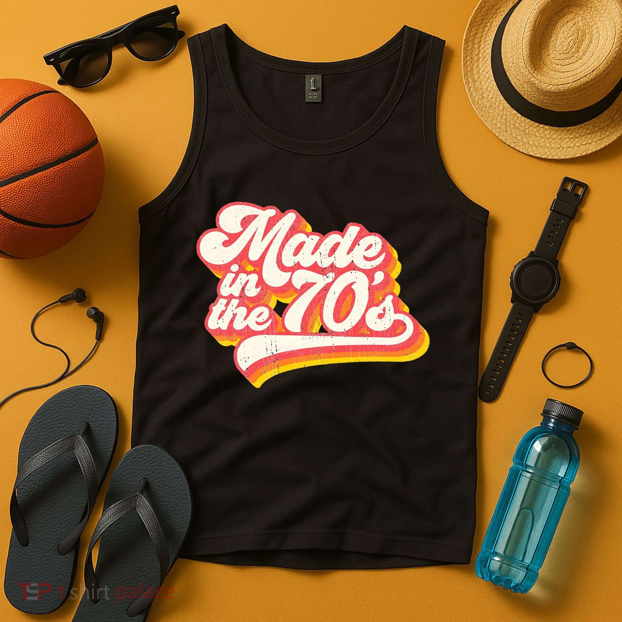 Roller Disco Outfit Retro Made In The 70s Costume Tank Top