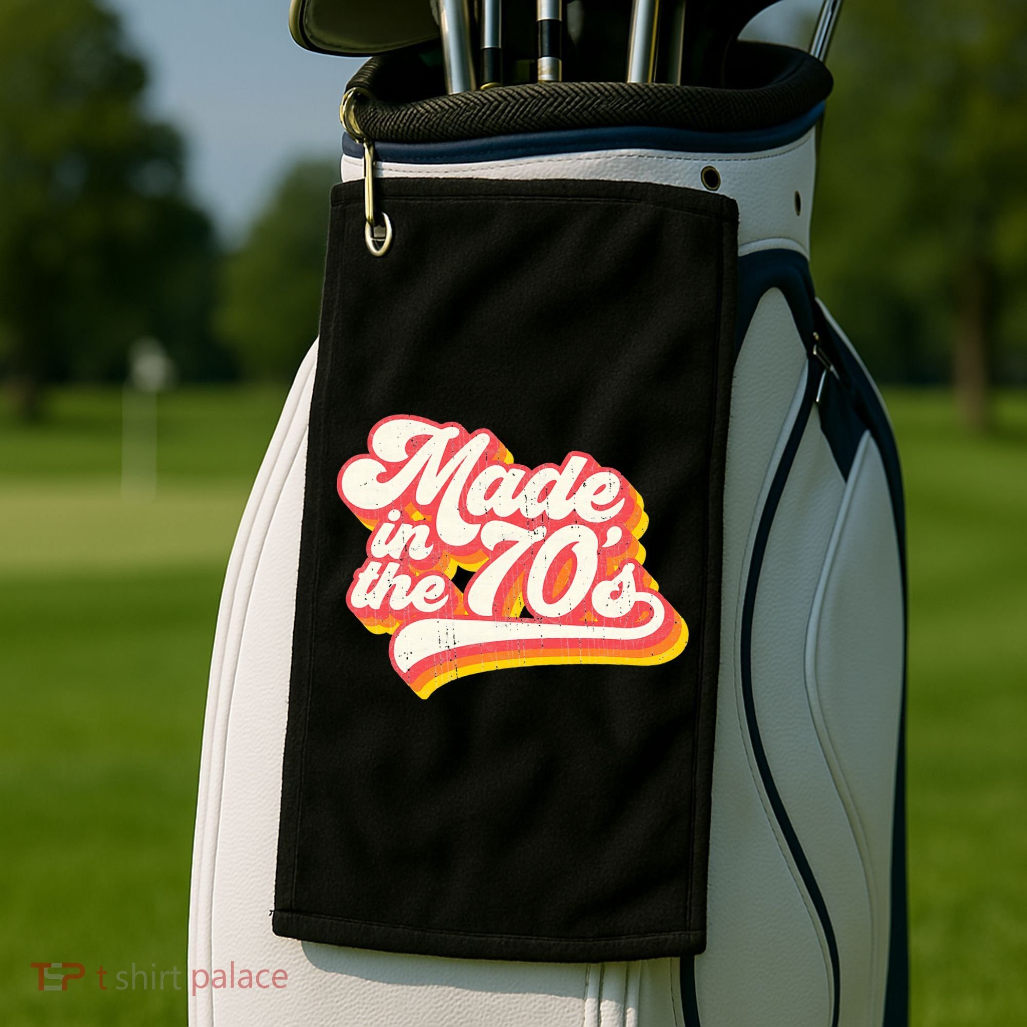 Roller Disco Outfit Retro Made In The 70s Costume Golf Towel