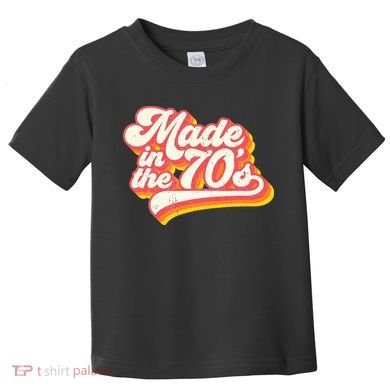Roller Disco Outfit Retro Made In The 70s Costume Toddler T-Shirt