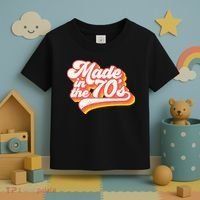 Roller Disco Outfit Retro Made In The 70s Costume Toddler T-Shirt thumb 3