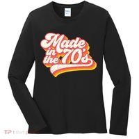 Roller Disco Outfit Retro Made In The 70s Costume Women's Long Sleeve Shirt thumb 0