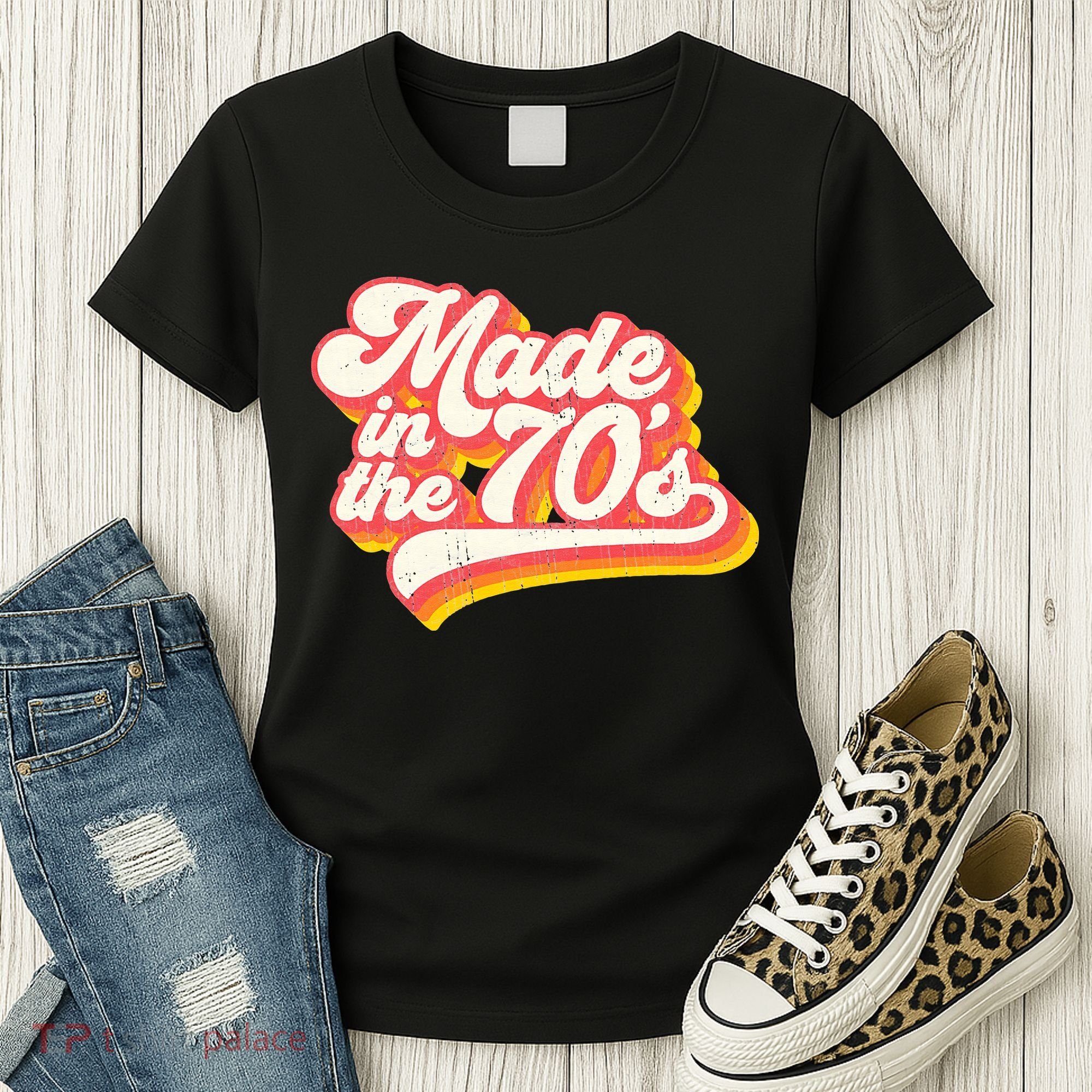 Roller Disco Outfit Retro Made In The 70s Costume Women's T-Shirt