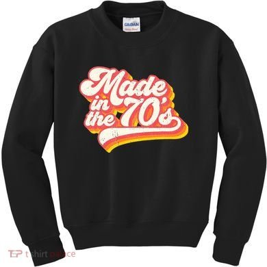 Roller Disco Outfit Retro Made In The 70s Costume Kids Sweatshirt