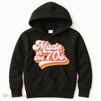 Roller Disco Outfit Retro Made In The 70s Costume Kids Hoodie thumb 0