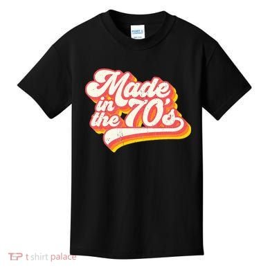 Roller Disco Outfit Retro Made In The 70s Costume Kids T-Shirt