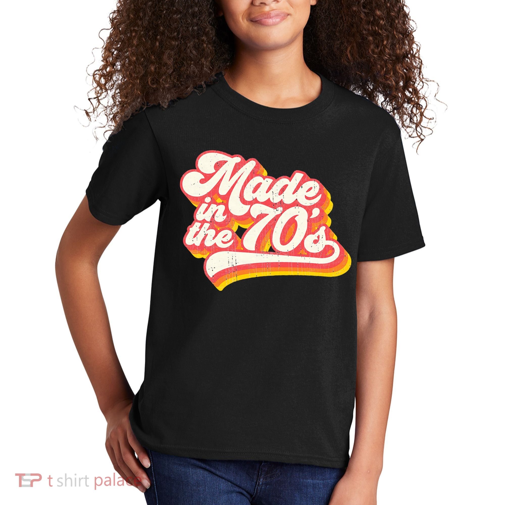 Roller Disco Outfit Retro Made In The 70s Costume Kids T-Shirt