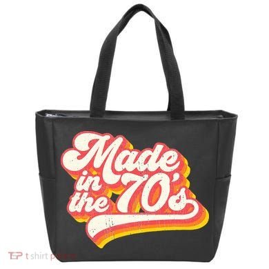 Roller Disco Outfit Retro Made In The 70s Costume Tote Bag