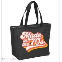 Roller Disco Outfit Retro Made In The 70s Costume Tote Bag thumb 2