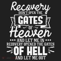 Recovery Didn't Open The Gates Of Heaven Sober Sobriety AA Beanie thumb 2