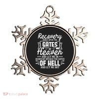 Recovery Didn't Open The Gates Of Heaven Sober Sobriety AA Ornament thumb 0