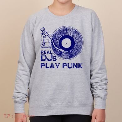 Real Djs Play Punk For Punk Dj Punk Women's Sweatshirt