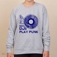 Real Djs Play Punk For Punk Dj Punk Women's Sweatshirt thumb 0