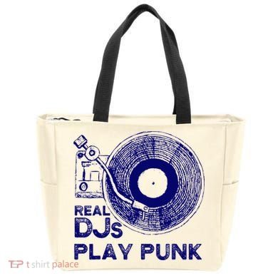 Real Djs Play Punk For Punk Dj Punk Tote Bag