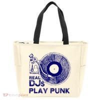 Real Djs Play Punk For Punk Dj Punk Tote Bag thumb 0