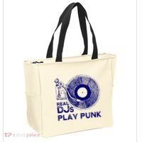 Real Djs Play Punk For Punk Dj Punk Tote Bag thumb 2